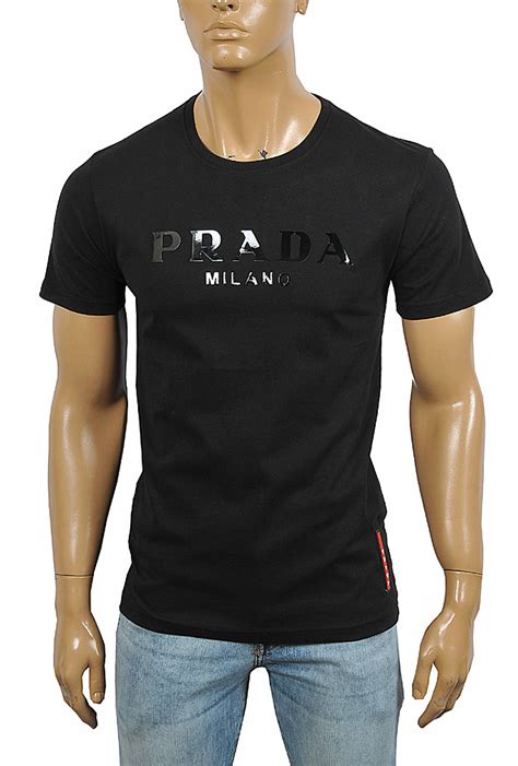 prada milano polo t shirt|Prada cettire men's shirt.